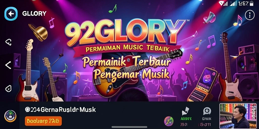 Tampilan gameplay 92GLORY yang penuh warna dan menarik.