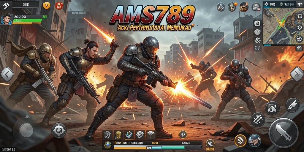 Tangkapan layar gameplay yang menampilkan aksi mendebarkan dalam AMS789.