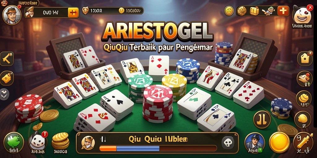Screenshot gameplay ARIESTOGEL menampilkan keseruan bermain QiuQiu.