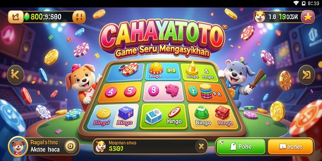 Tangkapan layar menarik dari gameplay Bingo CAHAYATOTO.