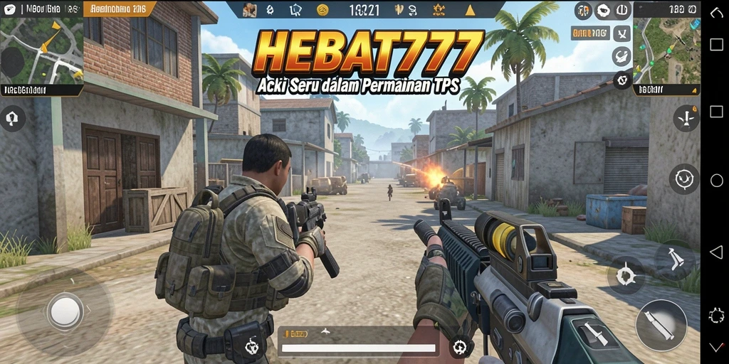 Tampilan gameplay HEBAT777 dengan pertempuran seru
