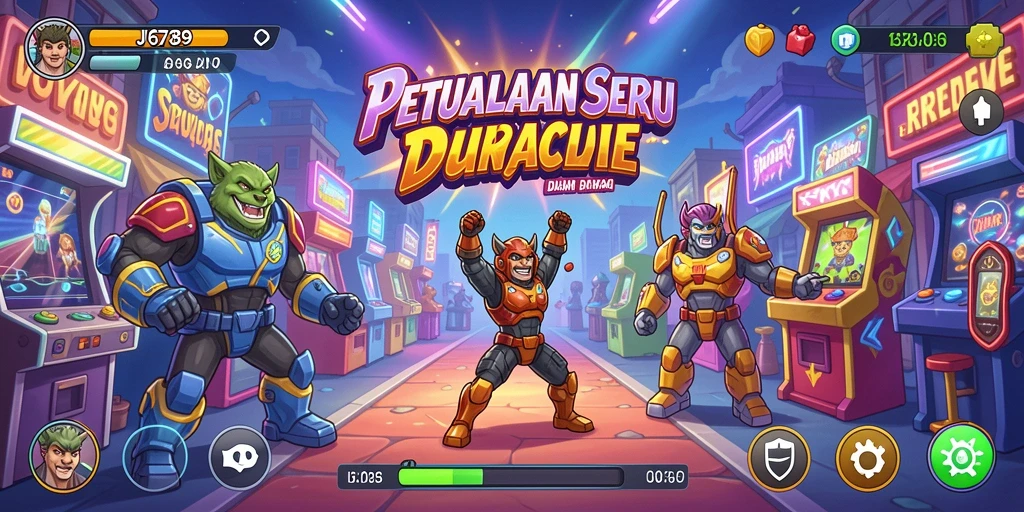Tangkapan layar utama JP6789 menampilkan aksi gameplay Arcade yang mendebarkan.