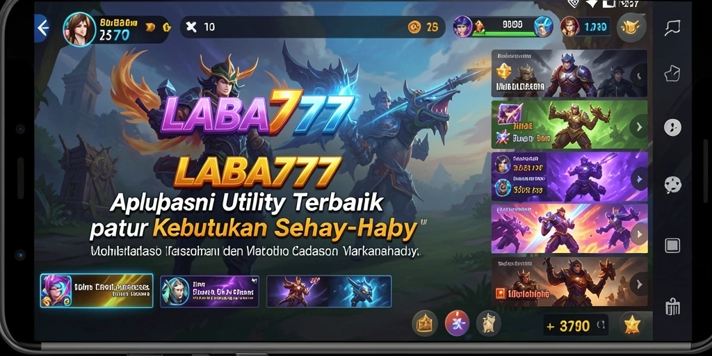 Tampilan antarmuka LABA777 yang sederhana dan fungsi yang jelas.