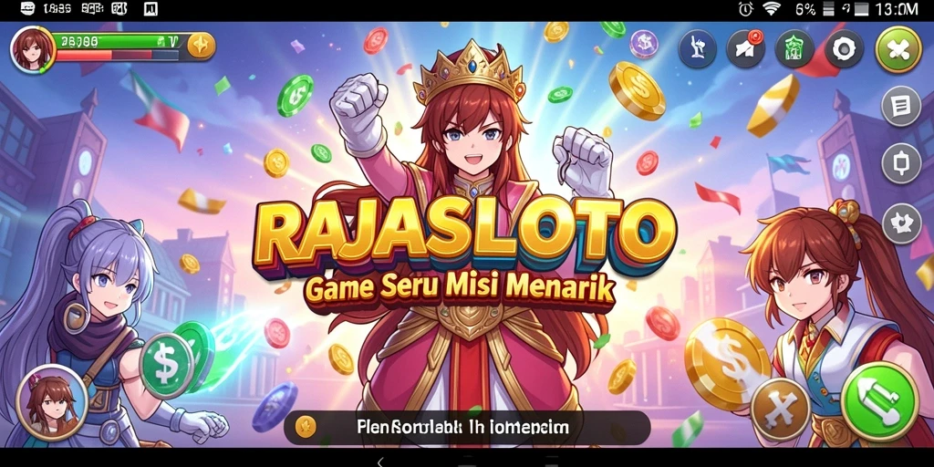 Gameplay menarik di RAJASLOTO dengan karakter Anime yang menawan.