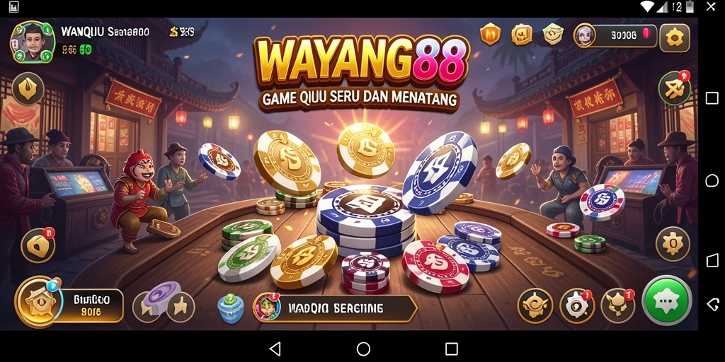 Screenshot gameplay QiuQiu di WAYANG88 yang menarik.